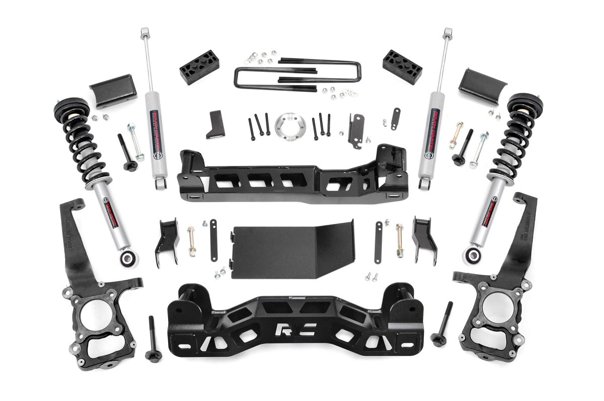 Ford F-150 Suspension Lift Kit - Rough Country - N3 Struts - '09-'10